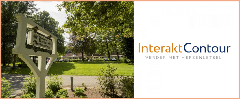 logo van zorgaanbieder interaktcontour met foto van de locatie